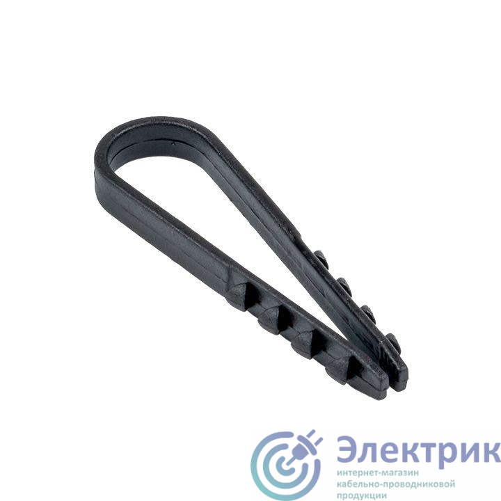 Дюбель-хомут d11-18мм для круглого кабеля черн. (уп.50шт) PROxima EKF plc-ncs50-11x18b