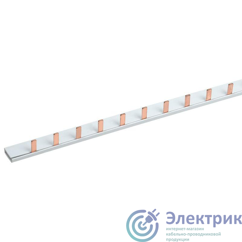 Шина соединительная типа PIN штырь 1Р 63А 1м (уп.20шт) Rexant 11-2241